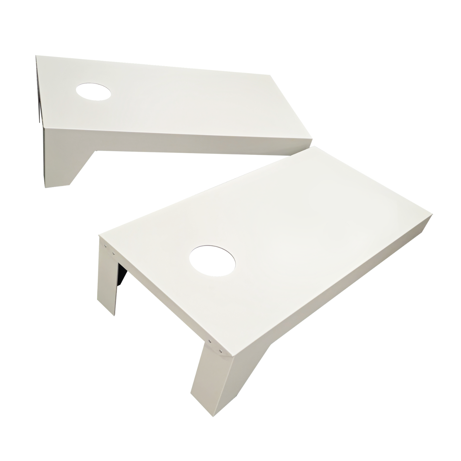 Weatherproof Cornhole Boards - Sailcloth White