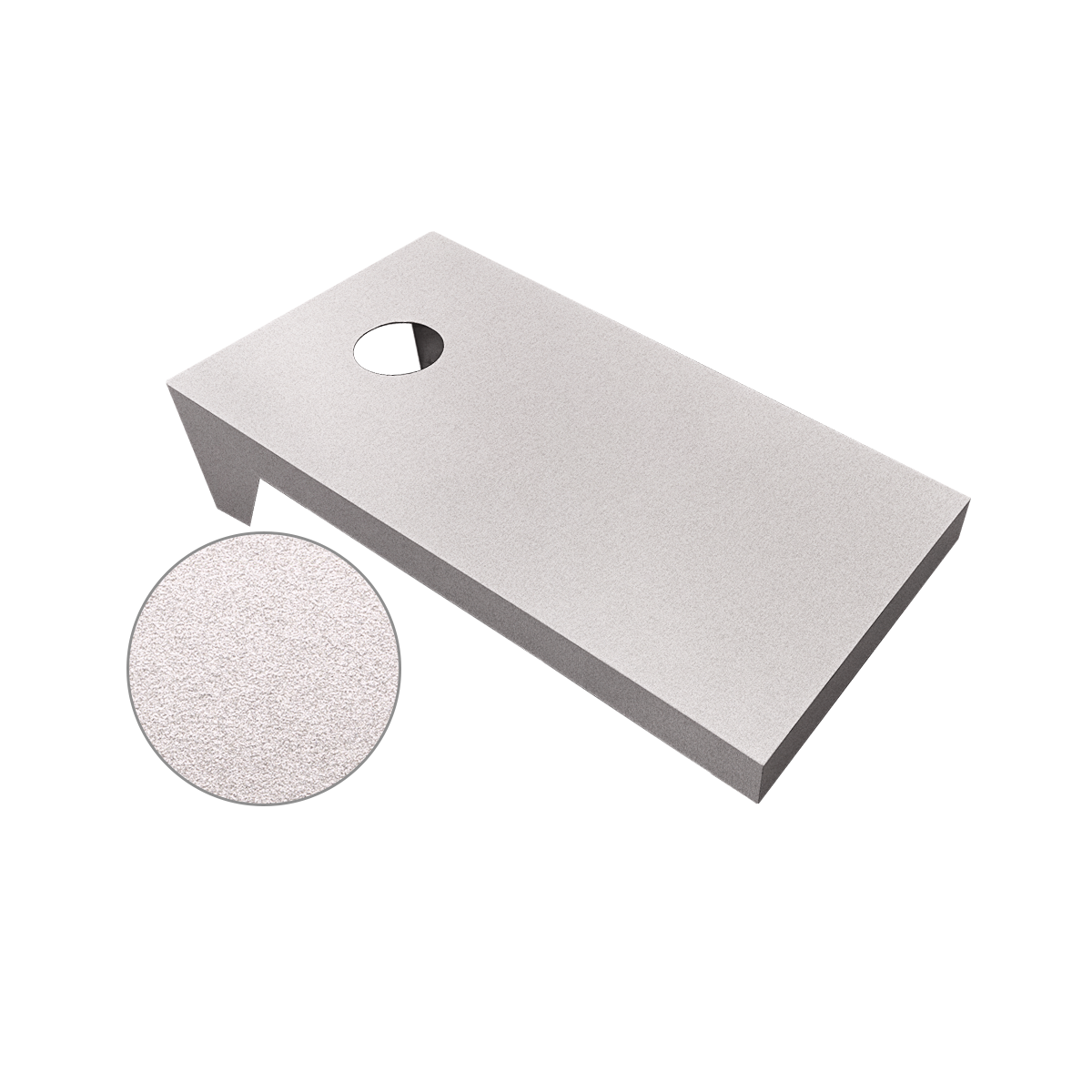 Weatherproof Cornhole - Bright Silver