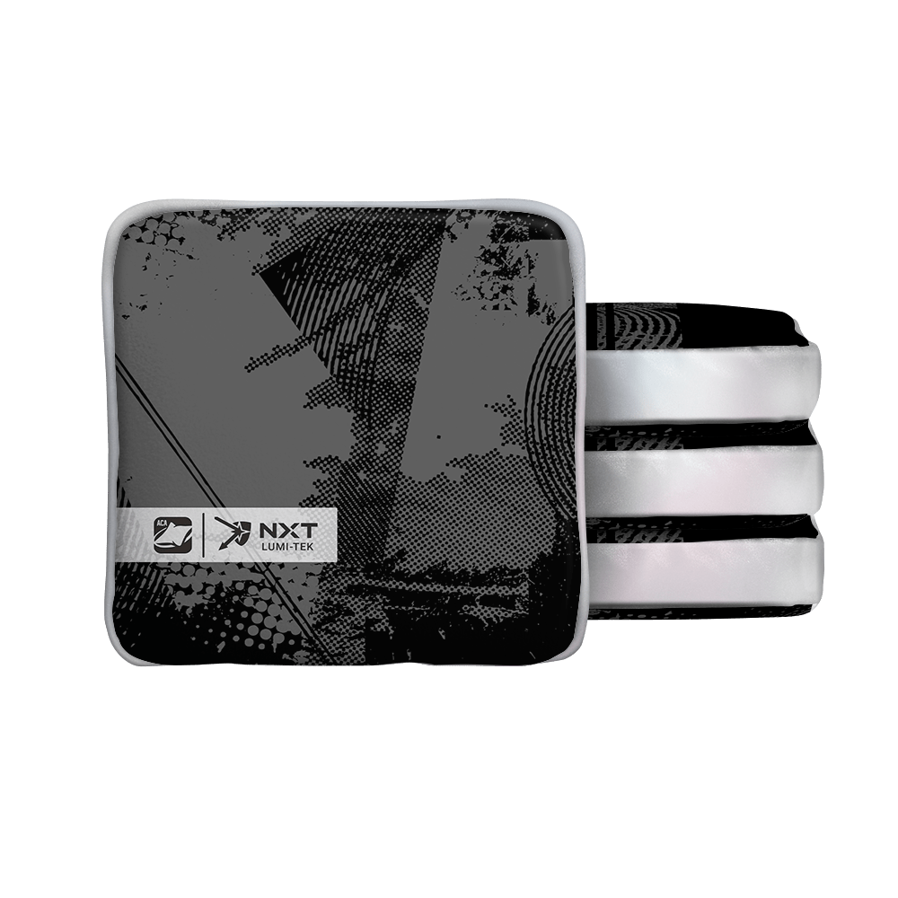 Grunge Black NXT Lumi-Tek Cornhole Bags