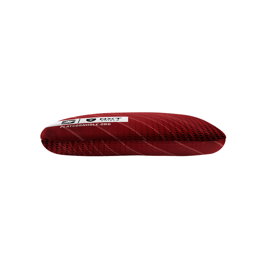 Red NXT Shield Cornhole Bags